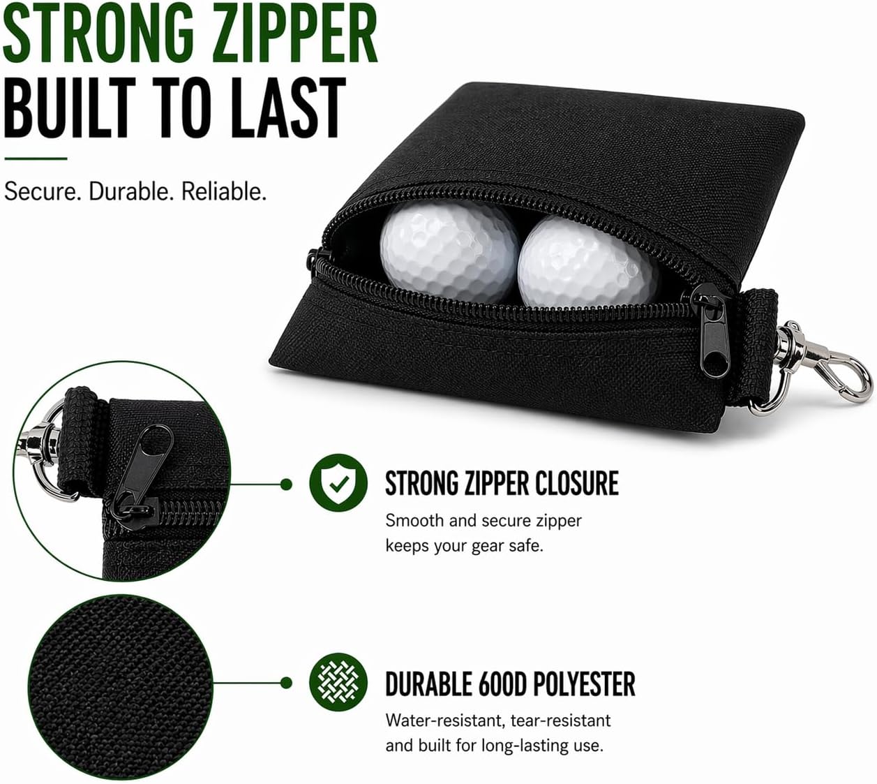 Golf Tee Pouch 2 Pack thumbnail 3